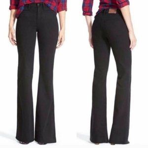 Madewell Hi-Rise Black Flea Market Flare Jean